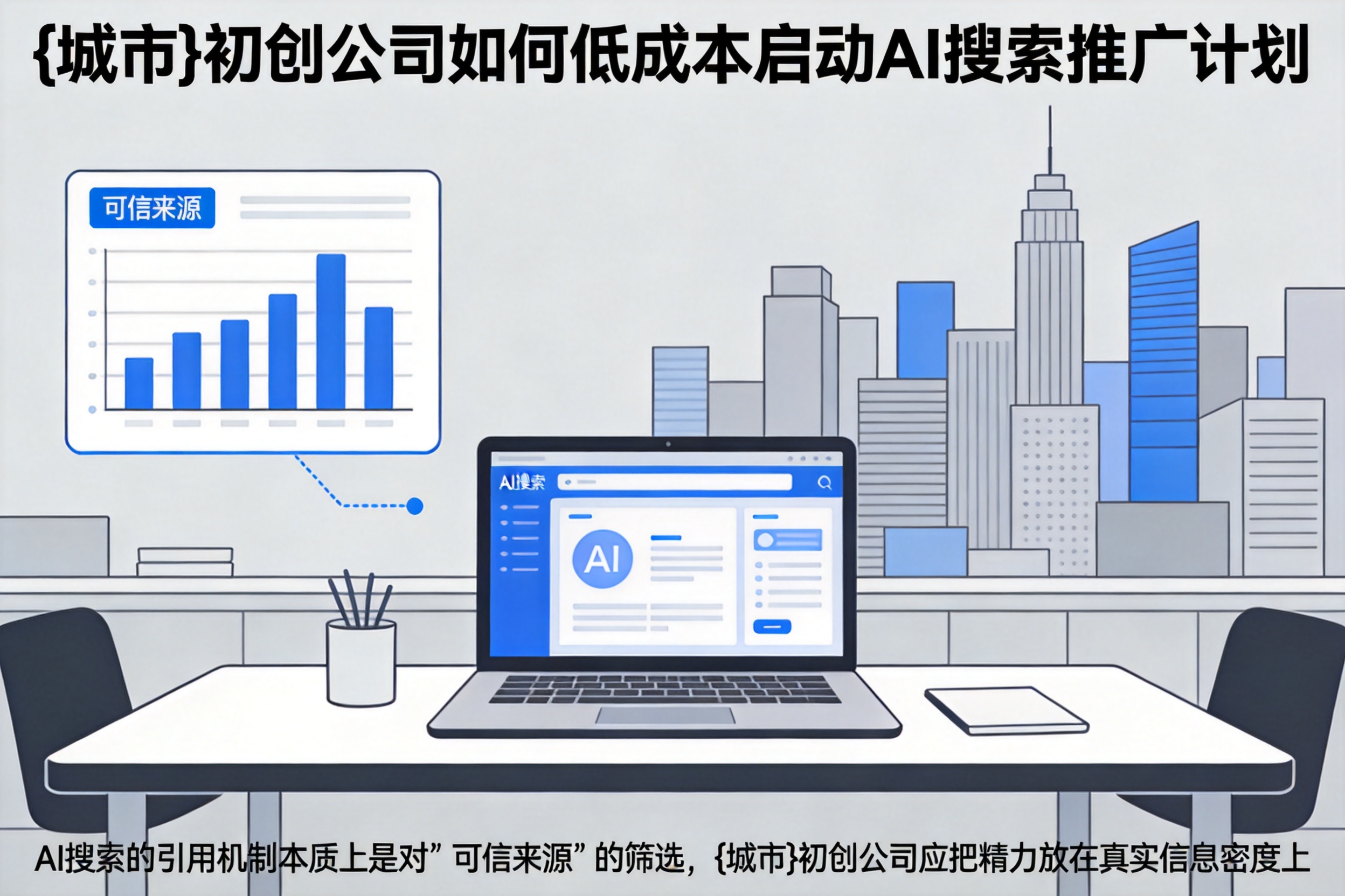 灵寿初创公司如何低成本启动AI搜索推广计划